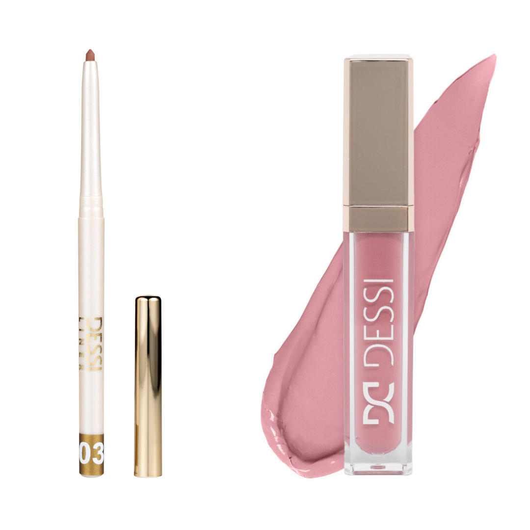 Soft Nude Pink Lip Kit